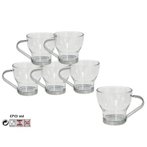 Product detail of BERGNER Hrnek na espresso skleněný 170 ml sada 6 ks 8430540233644