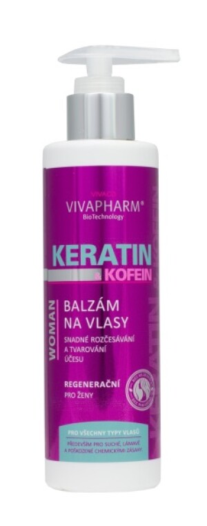 Product detail of VIVACO Keratinový balzám na vlasy s kofeinem VIVAPHARM 200ml