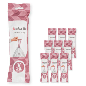Product detail of Sáčky do odpadkového koše V PERFECTFIT 3 l, sada 200 ks, Brabantia