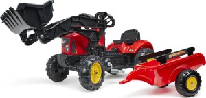 Product detail of FALK Traktor šlapací 2030M Red Supercharger pedal charger s vlečkou
