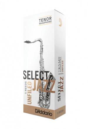 Product detail of Rico RRS05TSX4H Select Jazz - Tenor Saxophone Reeds - Unfiled - 4 Hard - 5 Box