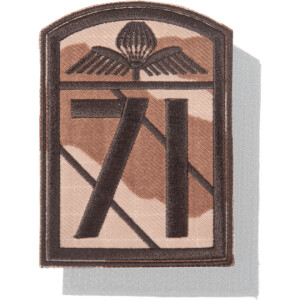 Product detail of Nášivka: 71. výsadkový prapor [hranatá] [ssz] vz. 95 béžový