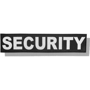 Product detail of Nášivka: SECURITY [velká] černá | bílá