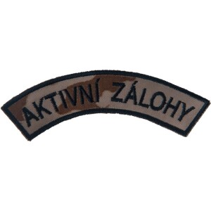 Product detail of Nášivka: AKTIVNÍ ZÁLOHY [ssz] vz. 95 béžový | černá