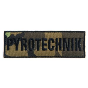 Product detail of Nášivka: PYROTECHNIK [120x40] [ssz] vz. 95 zelený