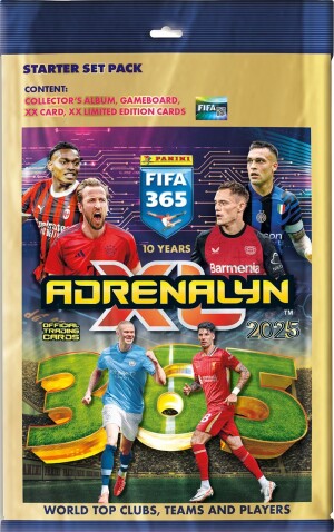 Product detail of PANINI FIFA 365 2024/2025 - ADRENALYN - starter set