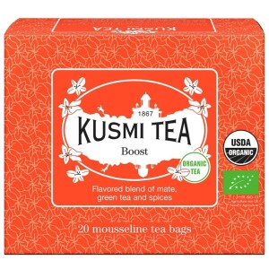 Product detail of Zelený čaj BOOST, 20 mušelínových sáčků, Kusmi Tea
