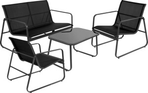 Product detail of PROGARDEN Zahradní nábytek lavice + 2 židle a stůl PROGARDEN sada 4 ks KO-FD4300500