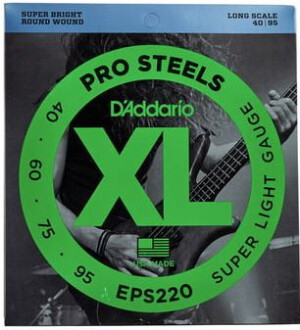 Product detail of D'Addario EPS220 Pro Steels Super Light - .040 - .095