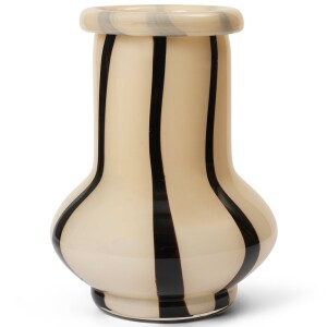 Product detail of Váza RIBAN 24 cm, béžová, sklo, ferm LIVING