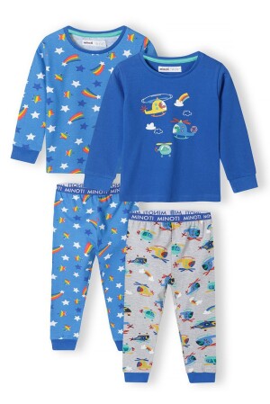 Product detail of Pyžamo chlapecké 2pack, Minoti, 15pj 9, modrá - 80/86 | 12-18m