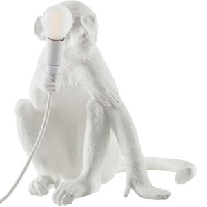 Product detail of Stolní lampa MONKEY SITTING 32 cm, bílá, Seletti