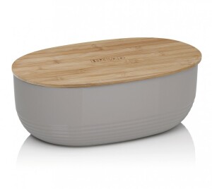 Product detail of KELA Chlebník NAMUR plast / dřevo šedá KL-12062