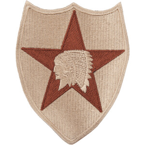 Product detail of Nášivka: Divize pěší 2. (indián) (2.sv.-souč.) béžová | hnědá