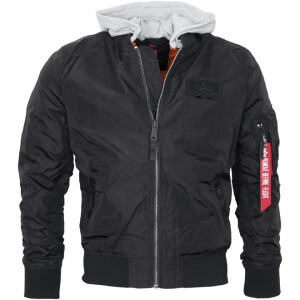 Product detail of Alpha Industries Bunda  MA-1 TT Hood BP Ref. černá M