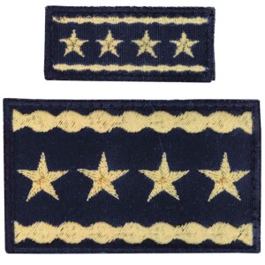 Product detail of Nášivka: Hodnost AČR Armádní generál modrá tmavě velká