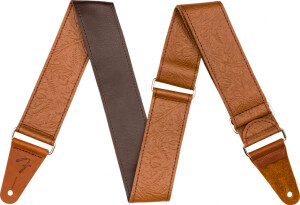 Product detail of Fender Tooled Leather Guitar Strap Brown