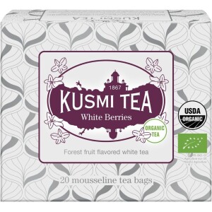 Product detail of Bílý čaj WHITE BERRIES, 20 mušelínových sáčků, Kusmi Tea