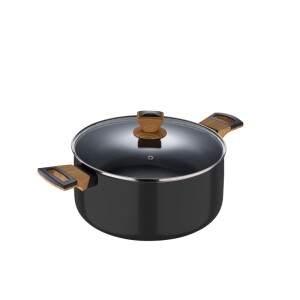 Product detail of BERGNER Kastrol s nepřilnavým povrchem a poklicí 28 cm Earth Black BG-32037-BK