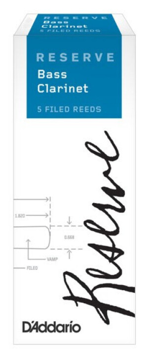 Product detail of Rico DER0520 Reserve - Bass Clarinet Reeds 2.0 - 5 Box