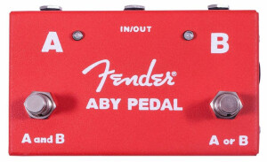 Product detail of Fender ABY 2-Switch Pedal Red