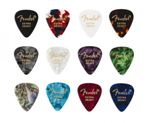 Product detail of Fender 351 Shape  Celluloid Medley  Extra Heavy 12ks