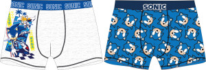 Product detail of Ježek SONIC - licence Chlapecké boxerky - Ježek Sonic 5233060 , modrá / šedý melír Barva: Mix barev, Velikost: 116-128