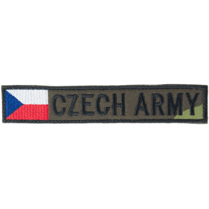 Product detail of Nášivka:CZECH ARMY - jmenovka s vlajkou vz. 95 zelený | barevná