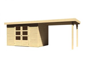 Product detail of Dřevěný domek KARIBU ASKOLA 4 + přístavek 280 cm (77733) natur LG1770