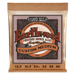 Product detail of Ernie Ball 2143 Earthwood Custom Medium Phosphor Bronze .012.5 - .056