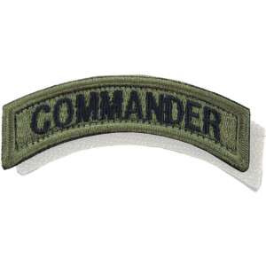 Product detail of Nášivka: COMMANDER [ssz] olivová | černá