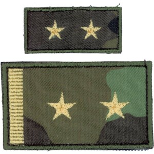 Product detail of Nášivka: Hodnost AČR Podplukovník vz. 95 zelený malá