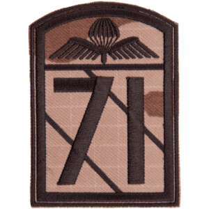 Product detail of Nášivka: 71. výsadkový prapor [hranatá] [bsz] vz. 95 béžový