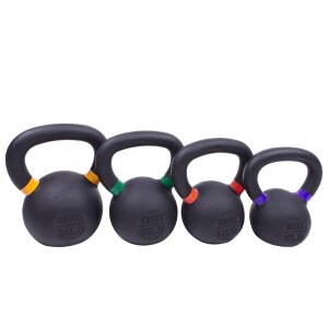 Product detail of Sada powdercoated kettlebellu Sportago Ironside - 8 + 10 + 12 + 16 kg