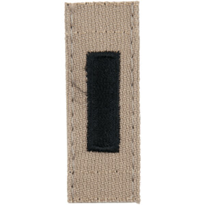 Product detail of Nášivka: Hodnost US ARMY límcová 1st Lieutenant béžová | černá