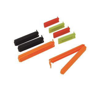 Product detail of Uzávěry na sáčky, sada 8 ks, barevná, de Buyer