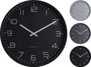 Product detail of SEGNALE Hodiny nástěnné plast 30 cm tmavě šedá KO-C37362100tmse
