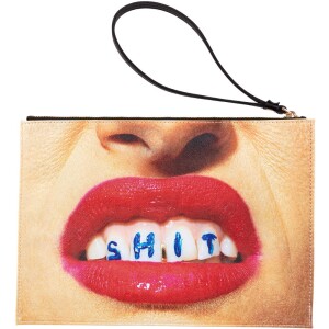 Product detail of Taštička TOILETPAPER SHIT 28 x 20 cm, s poutkem, oranžová, Seletti