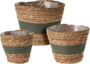 Product detail of PROGARDEN Květináč pletený sada 3 ks 23 / 19 / 15 cm KO-430000940