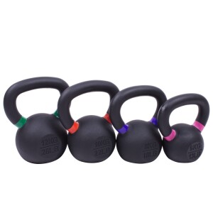 Product detail of Sada powdercoated kettlebellu Sportago Ironside - 6 + 8 + 10 + 12 kg