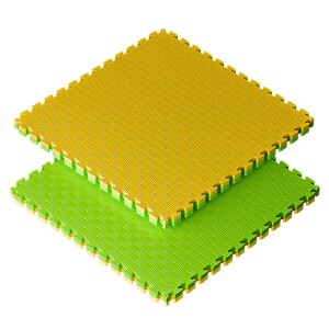 Product detail of Sportago Tatami Taekwondo podložka 100x100cm žlutá-zelená - 2,5 cm