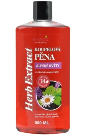 Product detail of VIVACO Pěna do koupele Alpské květy HERB EXTRACT