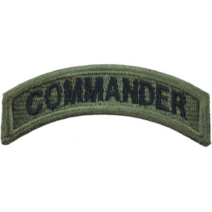 Product detail of Nášivka: COMMANDER [bsz] olivová | černá