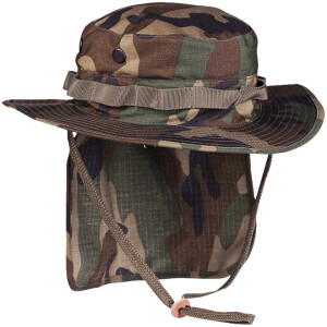Product detail of Klobouk Boonie Hat s krytím týla woodland XXL