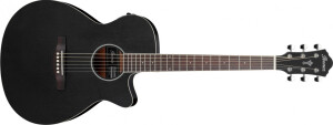 Product detail of Ibanez AEG7MH-WK - Weathered Black Open Pore