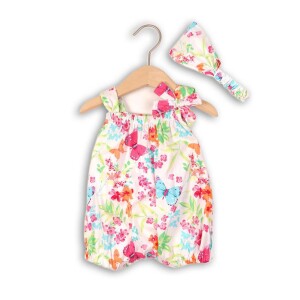 Product detail of overal letní s čelenkou, Minoti, TROPICAL 7, holka - 56/62 | 0-3m