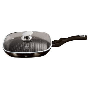 Product detail of BERLINGERHAUS Pánev grilovací s poklicí 28 cm Shiny Black Collection BH-6612