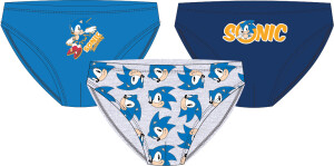 Product detail of Ježek SONIC - licence Chlapecké slipy - Ježek Sonic 5233035 , modrá / bílá Barva: Mix barev, Velikost: 104-110