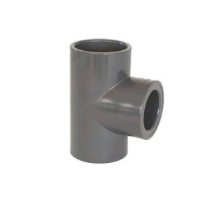 Product detail of PVC tvarovka - T-kus 90° redukovaný 63 x 50 mm