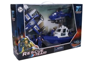 Product detail of Policejní set s figurkami člun 33 cm, Wiky, W013365